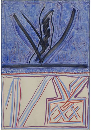 Riccardo Licata (Torino 1929-Venezia 2014) Senza Titolo Tecnica mista su...