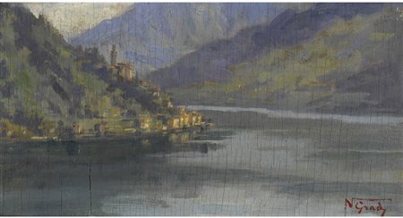 Napoleone Luigi Grady (Santa Cristina 1860-Brusimpiano 1949) Lago di Lugano...