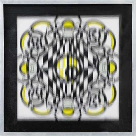 BALDESSARI GUIDO Venezia 1938Nucleo vibrante, 1979tecnica mista su cartoncino...