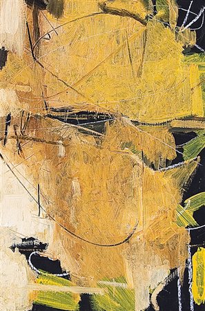 RUGGERI PIERO Torino 27/04/1930 - 14/05/2009Paesaggio giallo, 2001olio su...