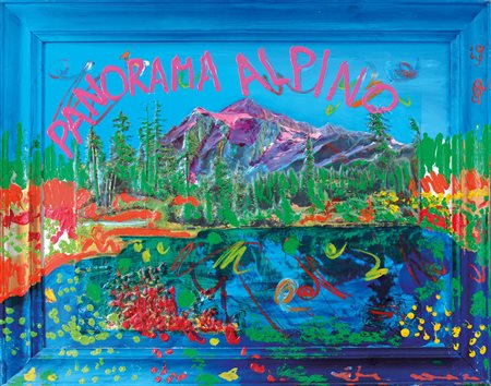 MANERA ENRICO Asmara (Etiopia) 04/04/1947Panorama alpino, 1994smalti,...