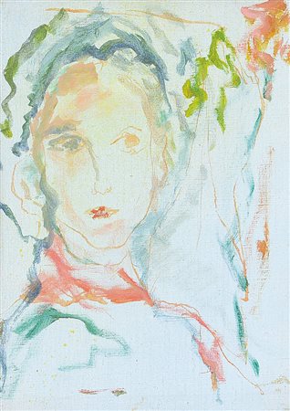 TRECCANI ERNESTO Milano 26/08/1920 - Milano 27/11/2009Figuraolio su tela cm....