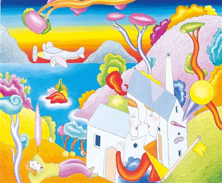 ALINARI LUCA Firenze 27/10/1943Senza titoloolio e tecnica mista su tavola cm....