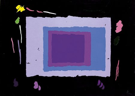 FINZI ENNIO Venezia 1931Senza titolotecnica mista su carta cm. 70x100, firma...