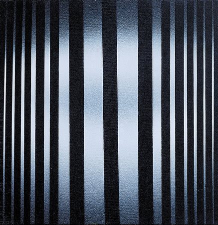 FINZI ENNIO Venezia 1931Luce-Vibrazione, 1971acrilico su tela cm.30x30...