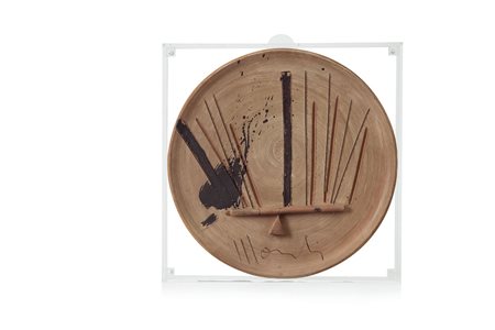 MONDINO ALDO Torino 04/10/1938 - 10/03/2005Bilanciapiatto in terracotta...