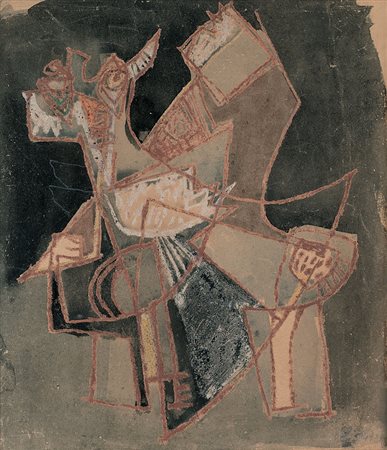 AFRO BASALDELLA Udine 04/03/1912 - Zurigo 24/07/1976Senza titolo, 1949tecnica...