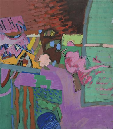 ORTELLI GOTTARDO Viggiù (VA) 28/11/1938 - Varese 21/09/2003La finestra verde,...