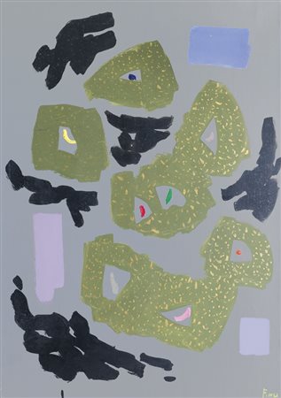 FINZI ENNIO Venezia 1931Senza titolotecnica mista su cartoncino intelato cm....