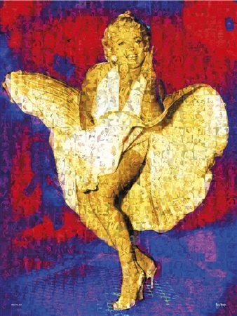 MURGIA MARIA Ossi (SS) 1935Omaggio a Marilyn Monroe, 2015fotomosaico digitale...