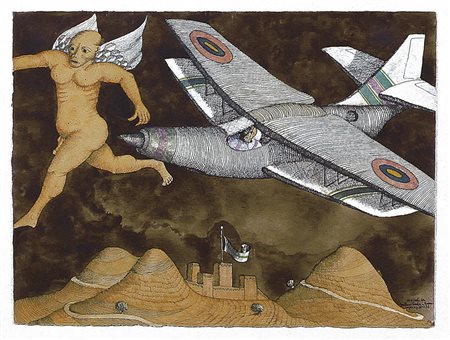 POMPA GAETANO Forenza (PZ) 1933 - 1998Senza titolo, 1974tecnica mista su...