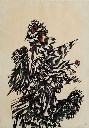 DOVA GIANNI Roma 08/01/1925 - Pisa 1991Désir de soleil, 1965tecnica mista su...