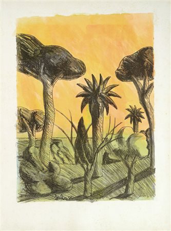 SALVO Leonforte (EN) 22/05/1947Senza titolo, 1986tecnica mista su carta cm....