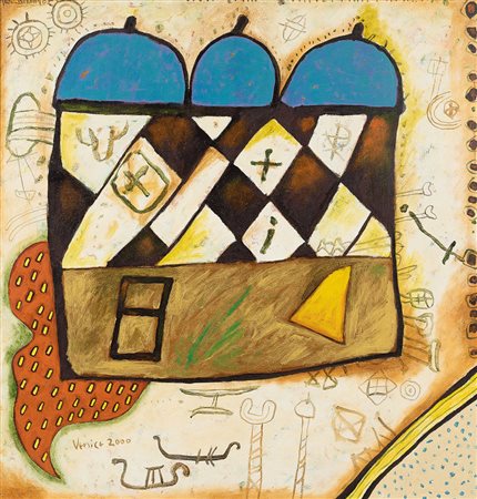 BRADLEY MARTIN Richmond (Inghilterra) 1931Venice, 2000olio e tecnica mista su...