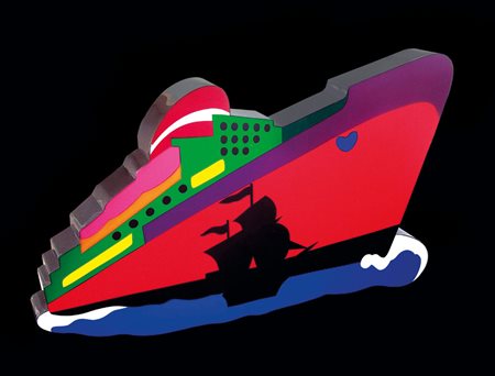 LODOLA MARCO Dorno (PV) 04/04/1955Naveperspex + neon (luminosa da parete) cm....