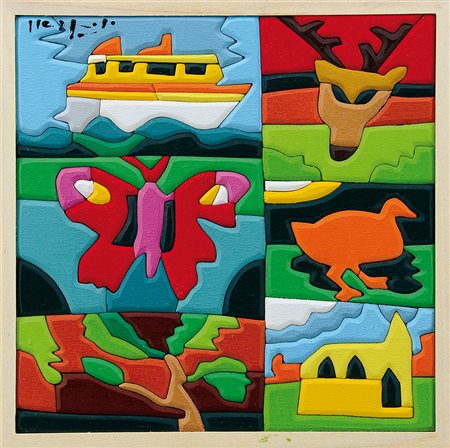 NESPOLO UGO Mosso Santa Maria (BI) 29/08/1941Sei iconeacrilici su legno...