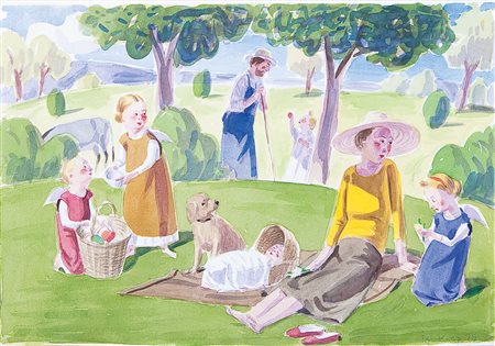 KNAP JAN Chrudimi (Cecoslovacchia) 1949Senza titolo, 1999acquerello su carta...