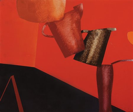 TADINI EMILIO Milano 1927 - Milano 24/09/2002Natura mortaolio su tela cm....