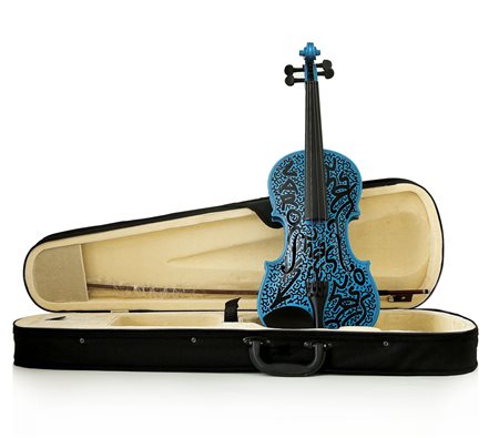 LITTLE ANGEL (LA2) ANGEL ORTIZ New York 1967Violino bluemarker e spray su...