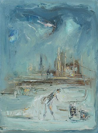 STRADONE GIOVANNI Nola (NA) 10/11/1911 - Roma 06/02/1981Uomo sulla banchina,...