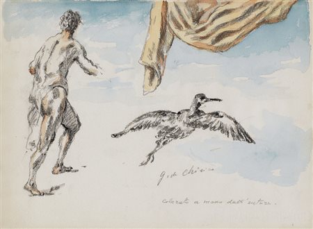 DE CHIRICO GIORGIO Volo (Grecia) 10/07/1888 - Roma 20/11/1978Studio per uomo,...