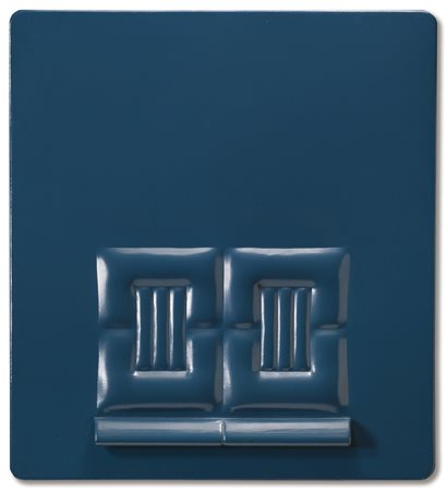 Agostino Bonalumi 1935 - 2013 BLU SIGNED AND DATED 65 ON THE REVERSE, SHAPED...