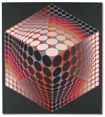 Victor Vasarely 1908-1997 ASKO SIGNED; SIGNED, TITLED AND DATED 1978 ON THE...