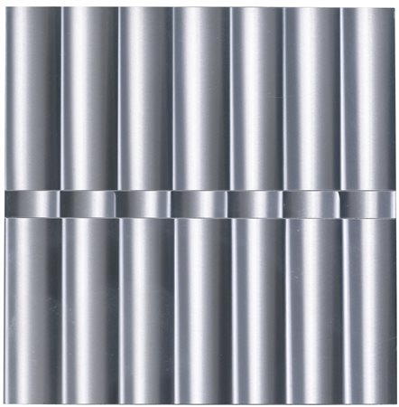 Getulio Alviani N. 1939 SUPERFICIE A TESTURA VIBRATILE SIGNED, TITLED,...