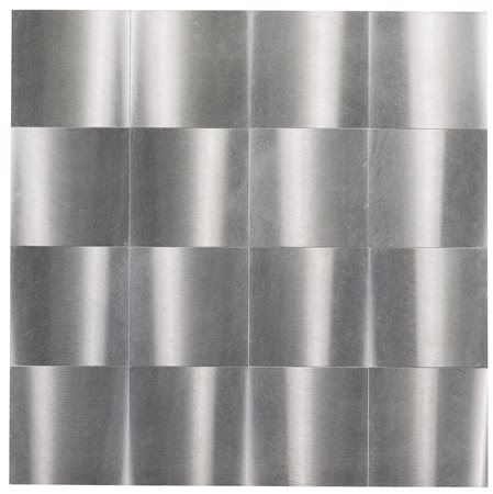 Getulio Alviani N. 1939 SUPERFICIE A TESTURA VIBRATILE - LINEE LUCE SIGNED,...