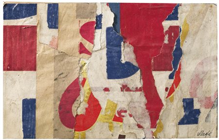 Jacques Villeglé N. 1926 RUE PIERRE-DEMOURS SIGNED; SIGNED, TITLED AND DATED...