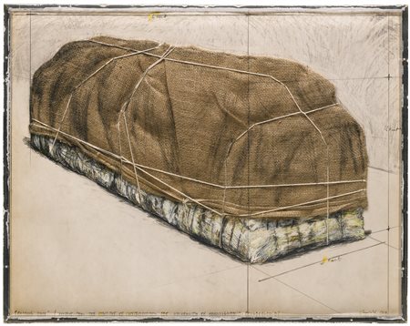 Christo N.1935 PACKED HAY (PROJECT FOR THE INSTITUT OF CONTEMPORARY ART,...