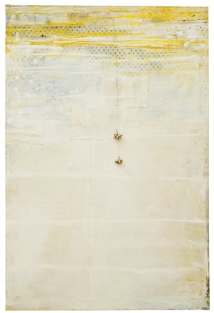 Lawrence Carroll N. 1954 SENZA TITOLO OIL AND WAX ON CANVAS ON BOARD....