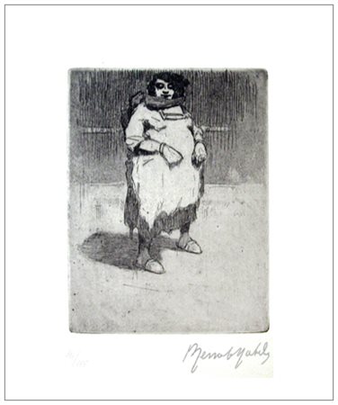 RENATO NATALI Livorno 1883 – Livorno 1979 L’adescatrice 1913/1915 Acquaforte...