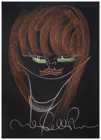 NOVELLA PARIGINI Chiusi 1921 – Roma 1993 Senza titolo Pastelli colorati su...