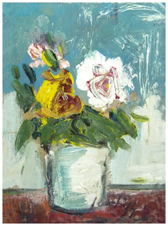 SERGIO SCATIZZI Gragnano 1918 – Firenze 2009 Senza titolo Pittura su cartone...