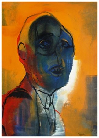 FERNANDO FARULLI Firenze 1923 – Firenze 1997 Senza titolo 1962 Olio su tela...