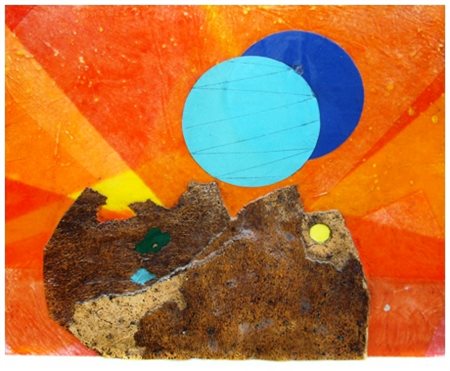 ROBERTO CRIPPA Monza 1921 – Bresso 1972 Landscape 1970 Olio, carte lucide,...