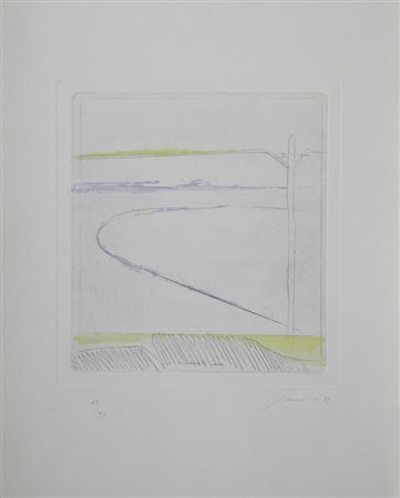 GUCCIONE PIETRO MARINA, 1972 ACQUAFORTE ACQUATINTA cm 48,5 x 64,5 Firmato in...