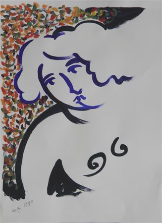 GERMANA' MIMMO CATANIA 1944 BUSTO ARSIZIO 1992 SENZA TITOLO, 1990 TECNICA...