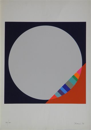 CARMI EUGENIO MILANO 1920 SENZA TITOLO, 1974 SERIGRAFIA cm 70 x 50 Firma e...