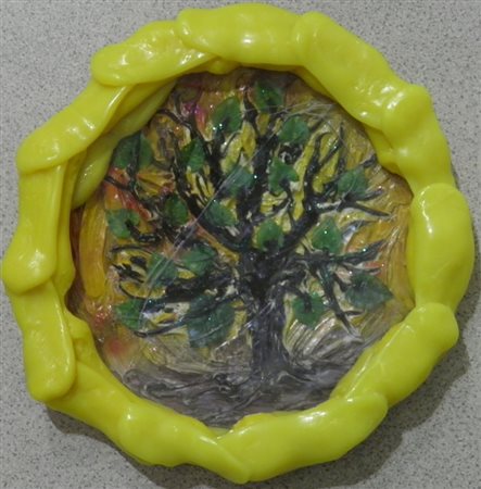 KICCO BIELLA 1969 EVOLUZIONE ARTIFICIALE, 2003 SCULTURA IN PLASTICA diametro...