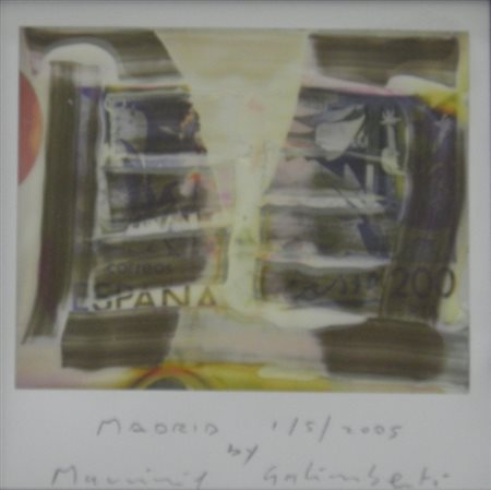 GALIMBERTI MAURIZIO Meda 1956 MADRID, 2005 FOTOGRAFIA cm 10 x 10 Firma,...