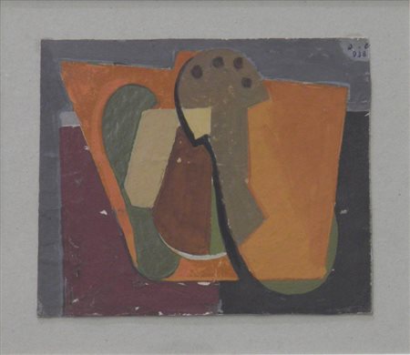 ALFIERI ATTILIO LORETO 1904 MILANO 1992 SENZA TITOLO, 1935 TEMPERA SU CARTONE...