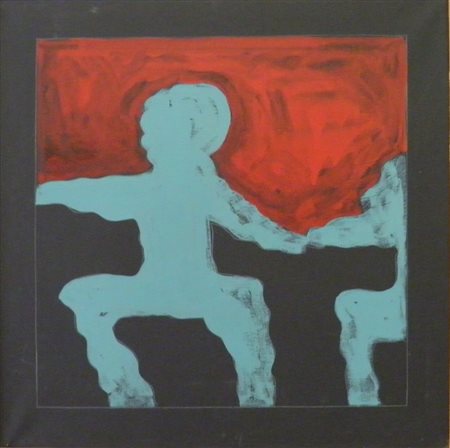 FESTA TANO ROMA 1938 ROMA 1988 SENZA TITOLO, 1979 ACRILICO SU TELA cm 70 x 70...