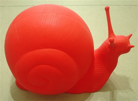 CRACKING ART GROUP . CHIOCCIOLA MULTIPLO IN PLASTICA cm 110 x 65 x 82 Alla...