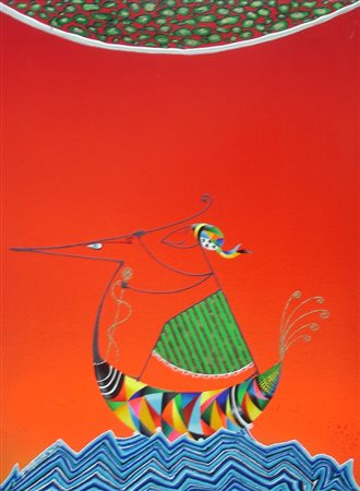 MELONISKI . VILLACIDRO 1943 IL GUARITORE NOMADE, 2007 TECNICA MISTA SU TELA...