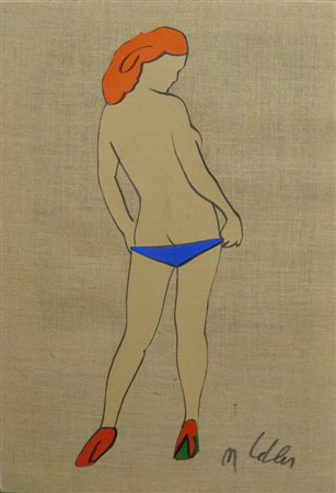 LODOLA MARCO DORNO 1955 SENZA TITOLO COLLAGE CARTA PIU' SMALTI SU TELA GREZZA...