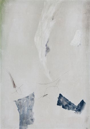 MARIO RACITI 1934 Presenze - assenze, 1973 Tecnica mista su tela, cm. 100 x...