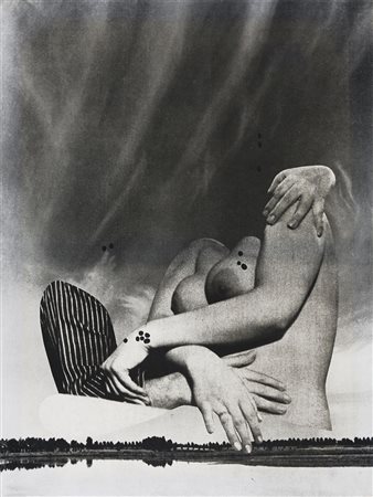 ELIO MARIANI 1943 L’aria è cruda, 1970 Tela emulsionata, cm. 133 x 100...