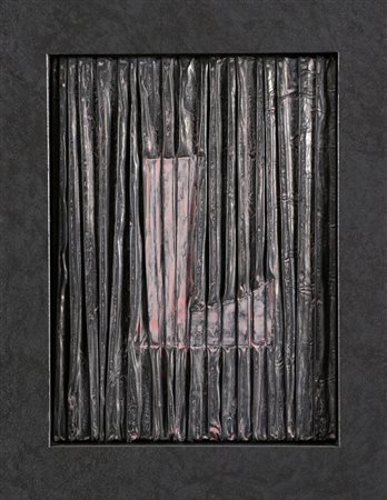 UMBERTO MARIANI 1936 Senza titolo, 1995 Rilievo in lamina di piombo satinato,...